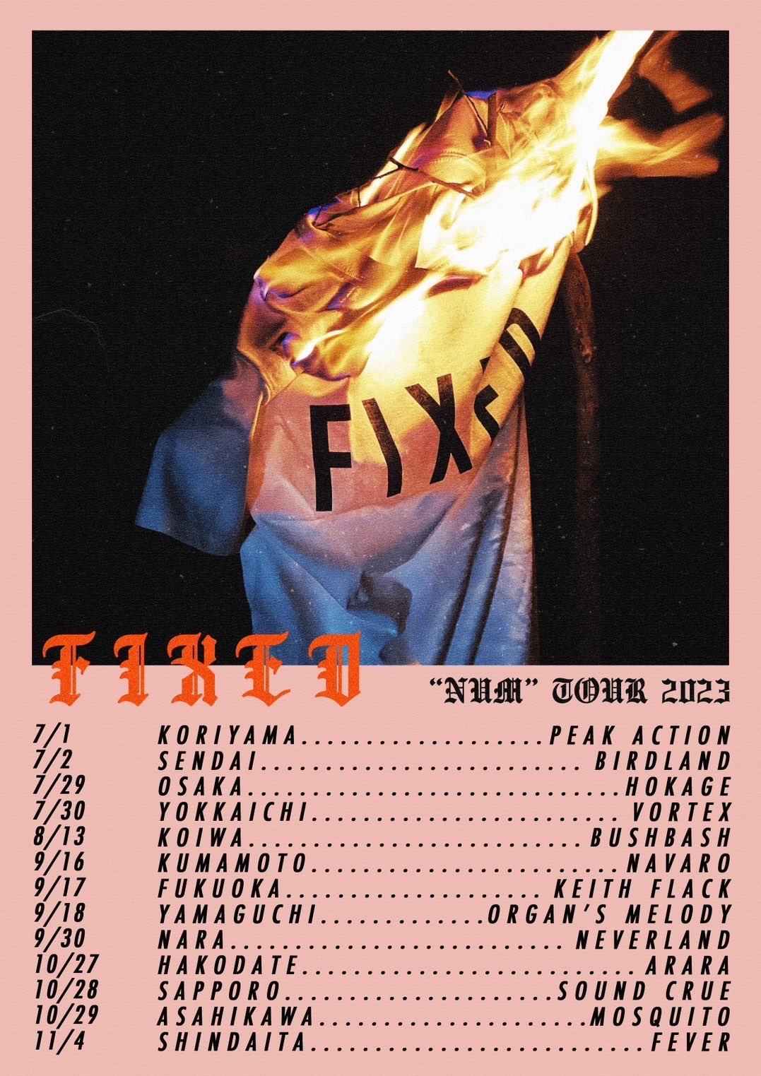 FIXED 2nd Album NUM Release Tour 2023