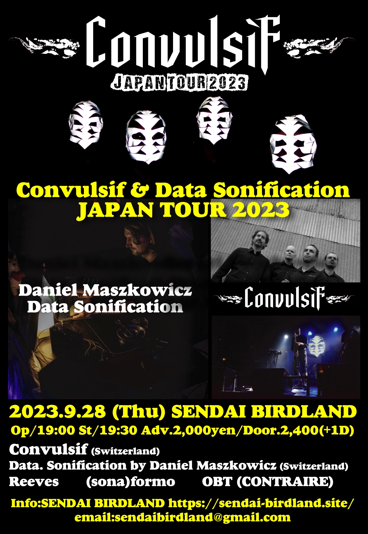 Convulsif & Data Sonification Japan Tour 2023