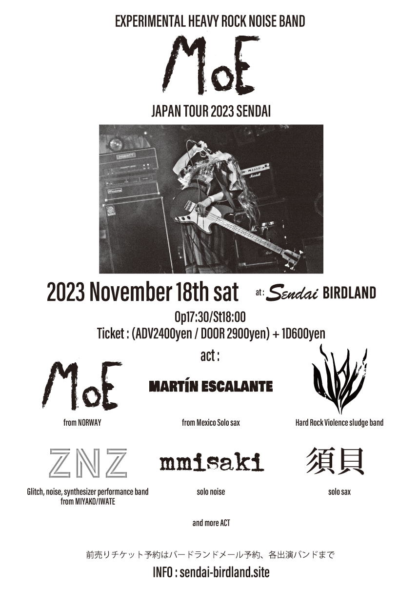 MoE JAPAN TOUR 2023 SENDAI